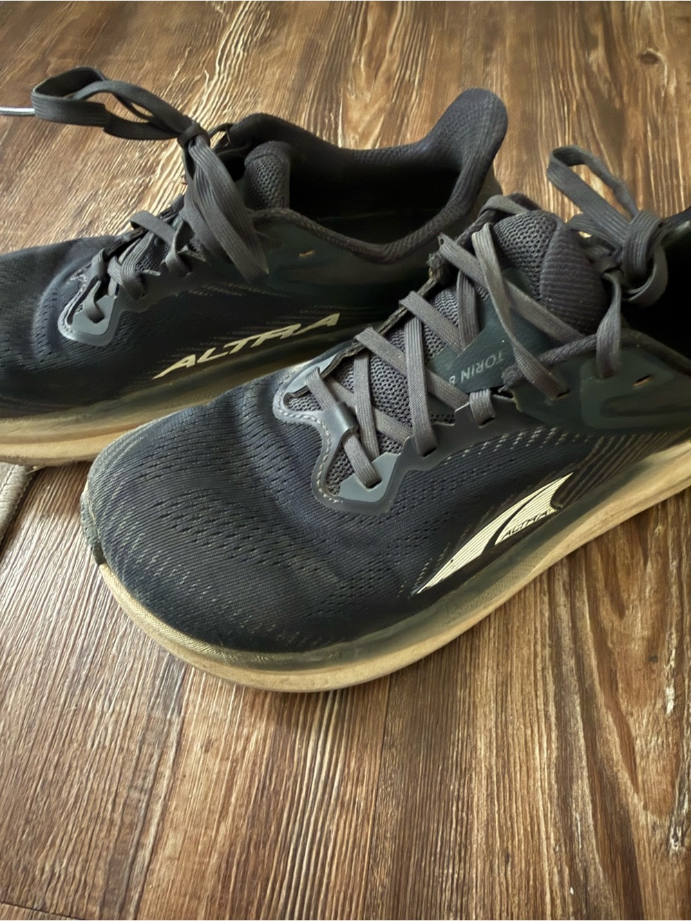 Altra Women's Black Athletic Running Shoes with White Logo
